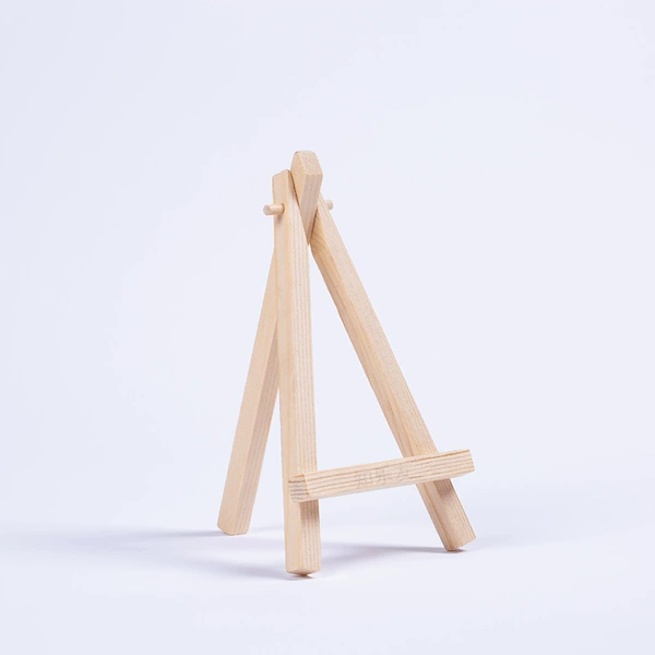Triangular shelf bamboo sign 7*12.5