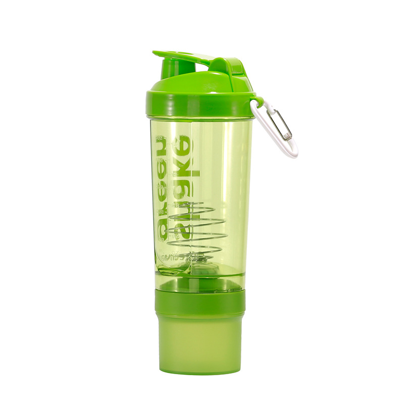 Personalizable deportes proteína en polvo batido taza gimnasio sellado a prueba de fugas con agitación bola batido taza deportes taza