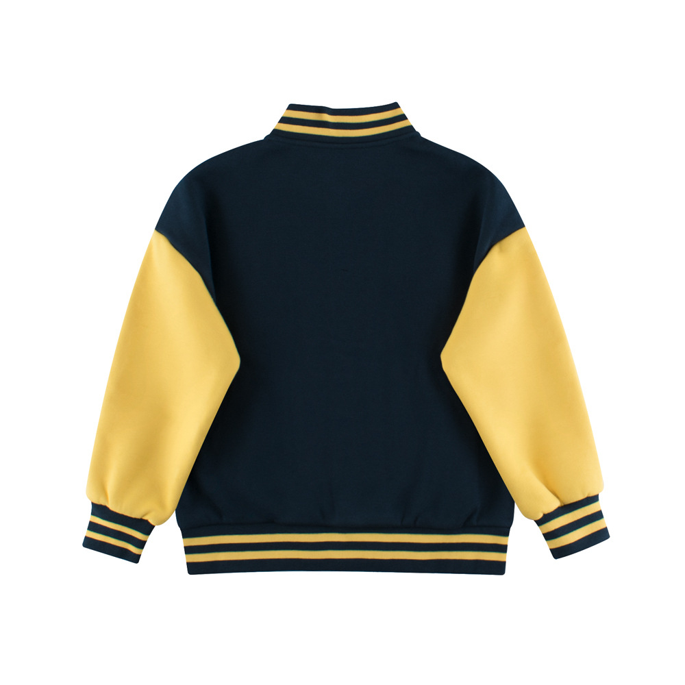 GRRR 어린이 야구 유니폼 2024 가을, 겨울 새로운 스타일 중형 및 대형 아동용 운동복 플러스 벨벳 자켓 남성용 탑 가디건 도매