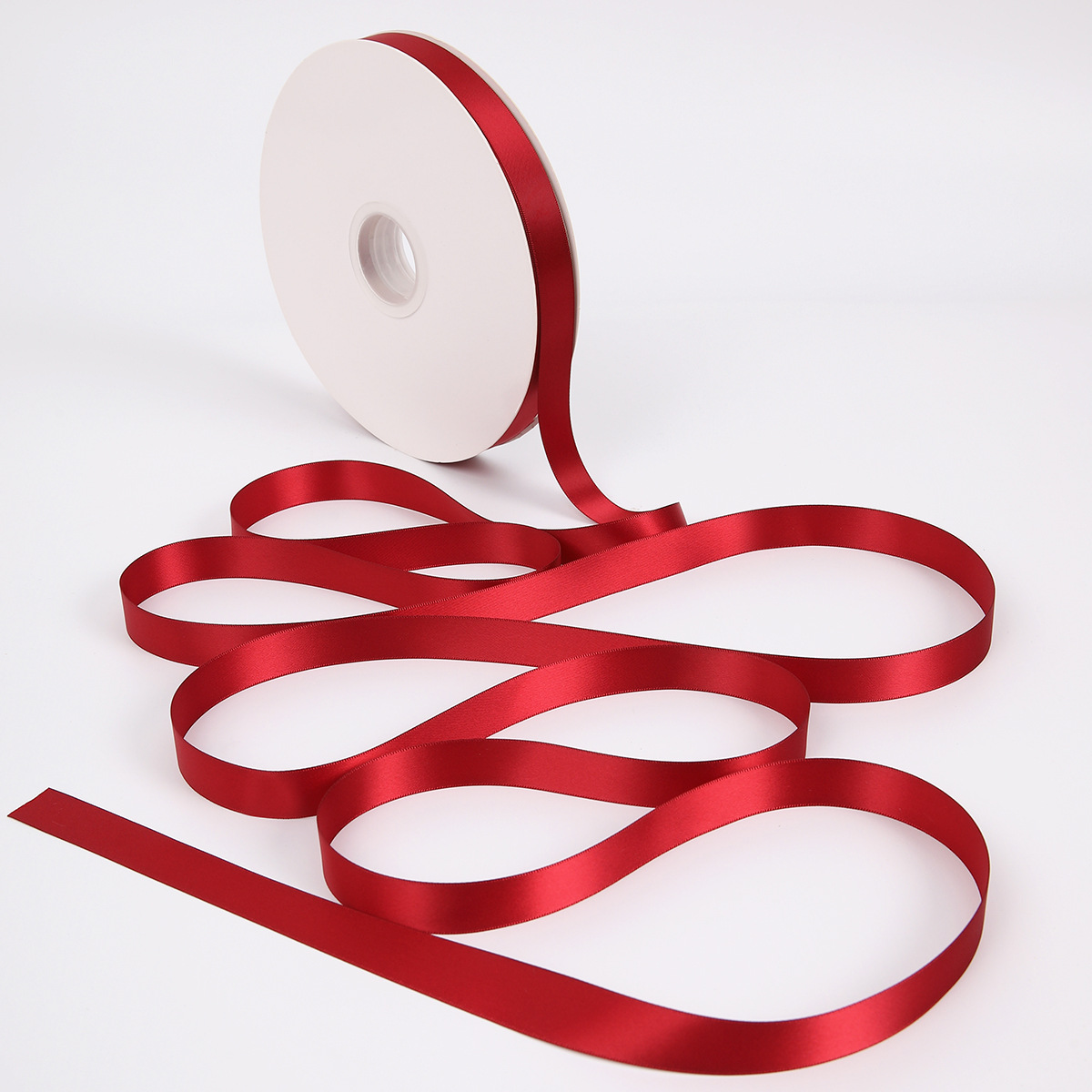 100 yardas de cinta de poliéster de doble cara cifrado cinta de color puro regalo de paquete de flores flores flores