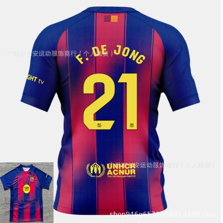 Версия футбольной формы 25-26 Тайланд Tottenham Son Heung-min Barcelona Yamal Manchester City Haaland Marseille home and away jersey