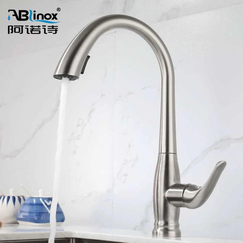 Customized stainless steel kitchen hidden pumping pumping water faucet balcony hand -sanitizer washing pots washing the dishwasher pond water tank faucet