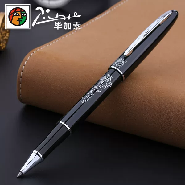 Picasso Signature Pen 606 Metal Ballpoint Pen Business Office High-End Signature Pen with Engraved Logo Gift Pen
