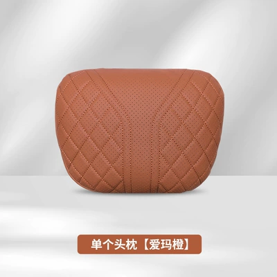 Headrest Cushion, Driver's Seat, Memory Foam - hermes-orange-blank-headrest