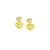 Earrings, golden ear clips, European style, light luxury style, simple and elegant design, wholesale