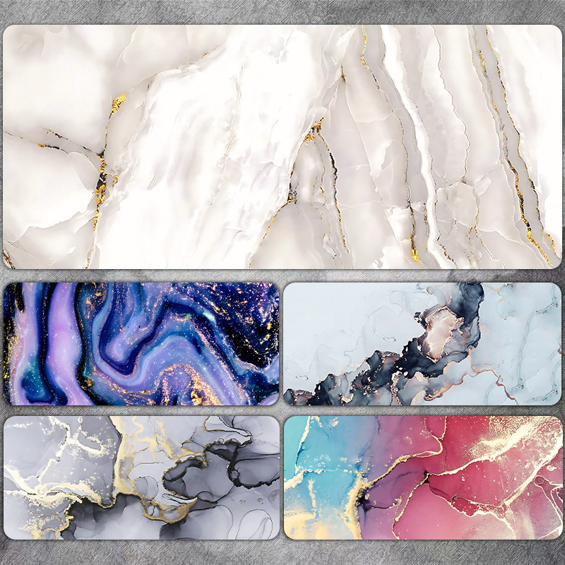 Cross-Border Computer Desk Mat Hot-Selling Keyboard Mat Marble Pattern Simple Abstract Watercolor Office Desk Mouse Pad Cross-Border Computer Desk Mat Hot-Selling Keyboard Mat Marble Pattern Simple Abstract Watercolor Office Desk Mouse Pad