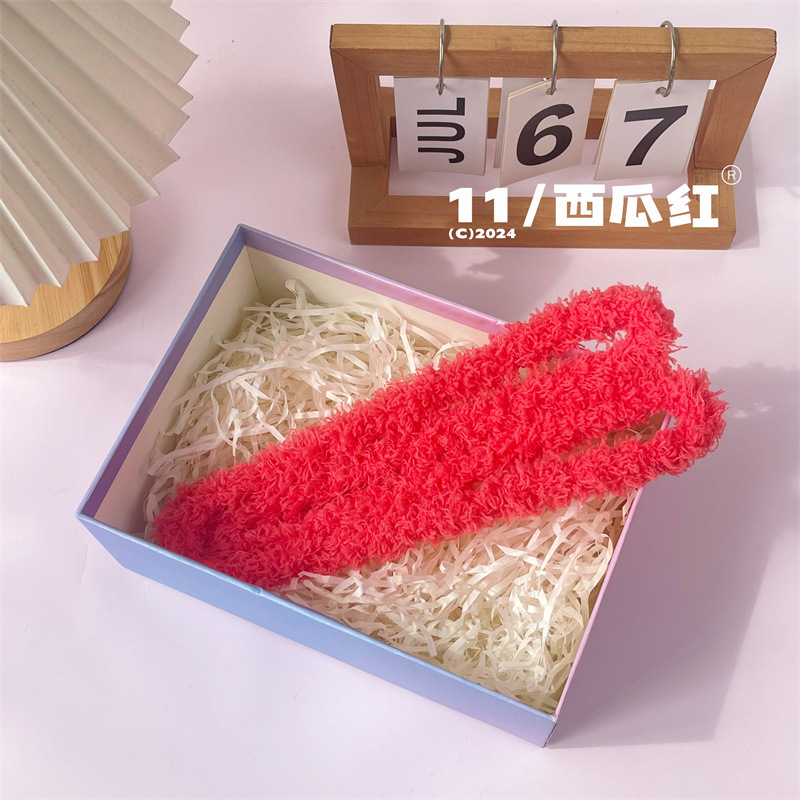 15mm扭扭棒小狗手工diy材料毛绒线毛条网红玩偶超密绒羊毛扭扭棒