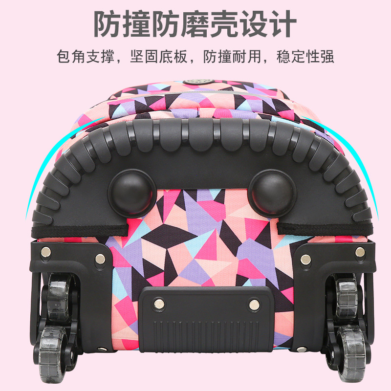 Mochila para estudiantes, nuevo estilo 2021, mochila para niños y niñas, bolsa de viaje de doble uso y reducción de carga