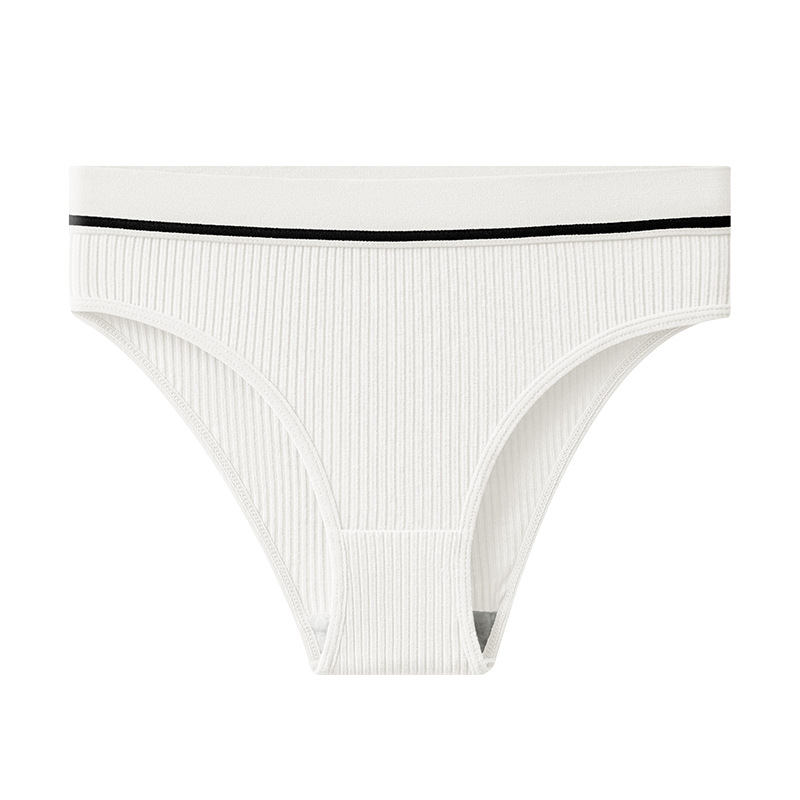 Ropa interior transfronteriza, calzoncillos deportivos para niñas de algodón puro, ropa interior de mujer de todo fósforo de moda de color sólido, cómoda y agradable para la piel sexy
