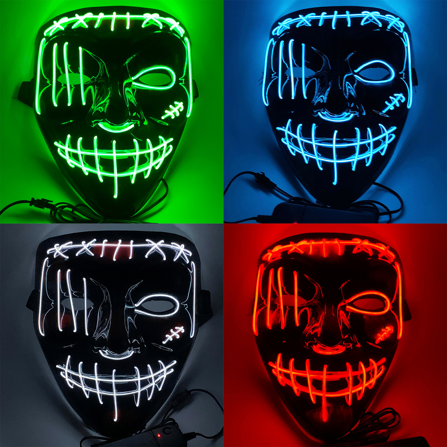 glossy mask