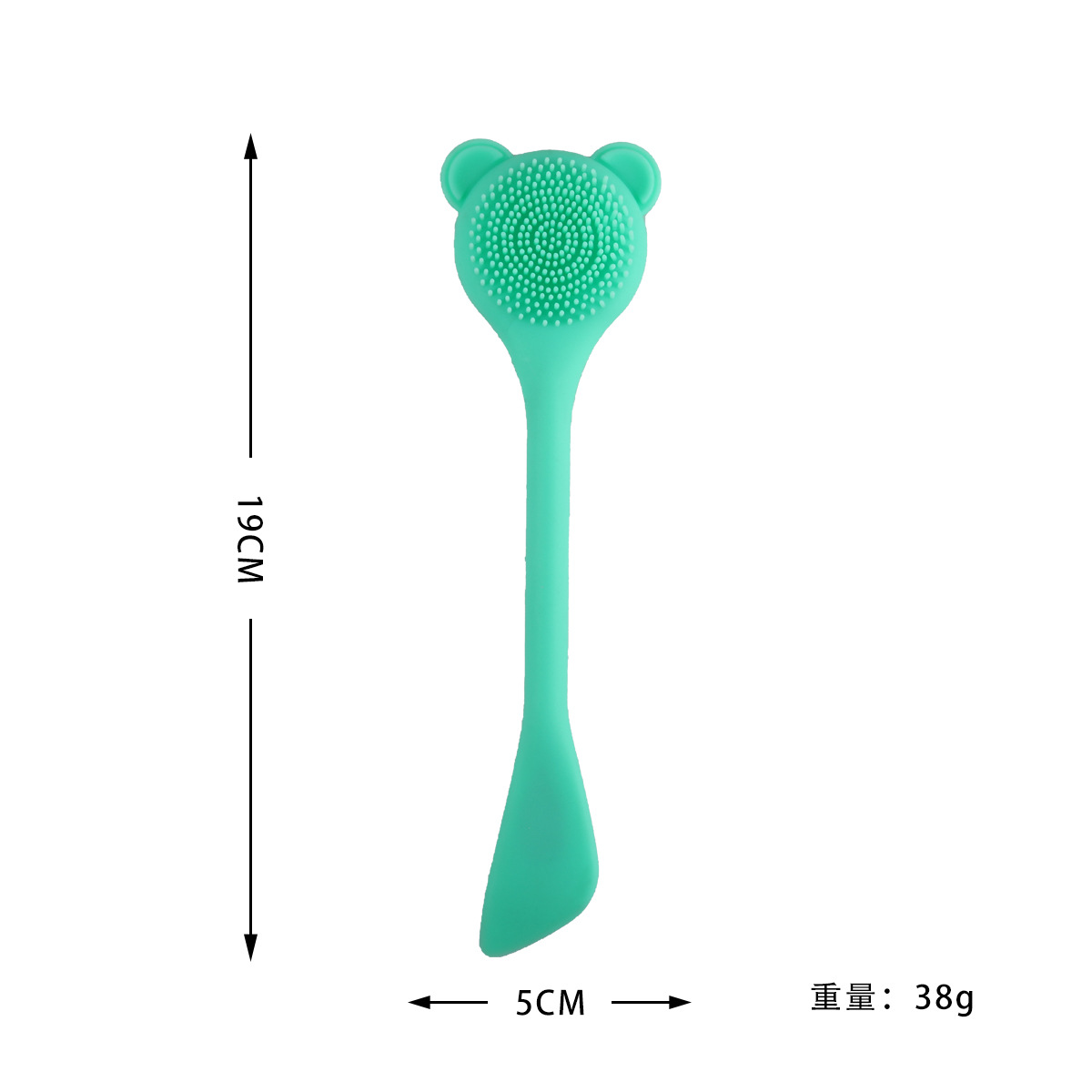 Cepillo de silicona suave transfronterizo tipo cepillo de lavado de cara desmaquillador de espinillas herramienta de limpieza herramienta de belleza portátil