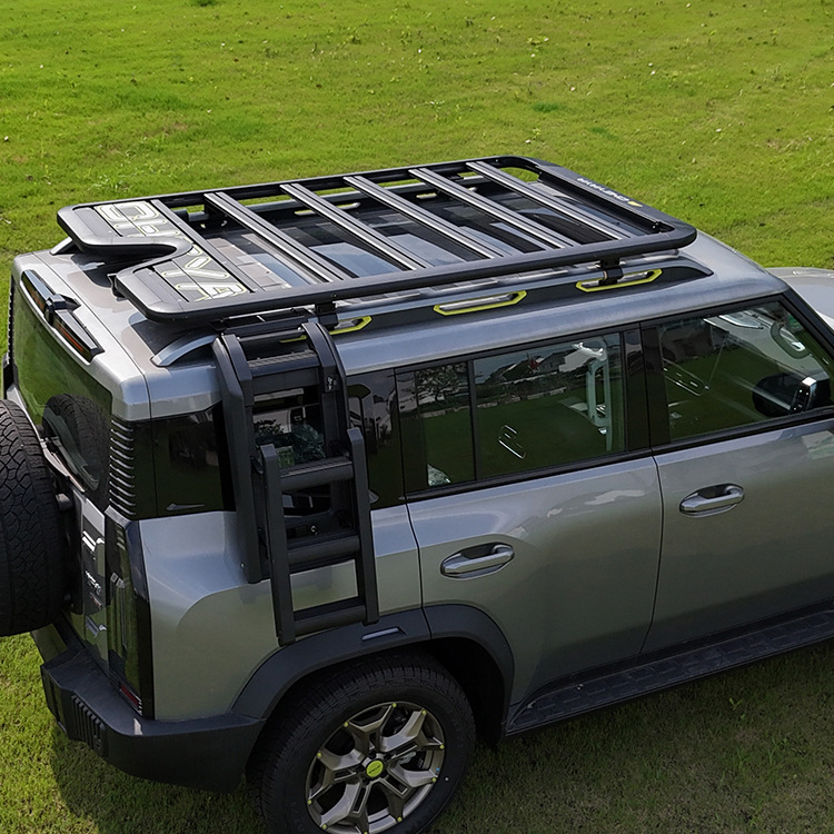 JiTu Traveler Air MounTains and Seas T2 Roof Luggage Rack Frame Aluminum Formula Leopard Chery iCar Car Travel Rack