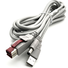 POS�K�˔����� POWERED USB 24V�DUSB2.0�DDC5.5 ؐ��ɫPVC�ⱻ