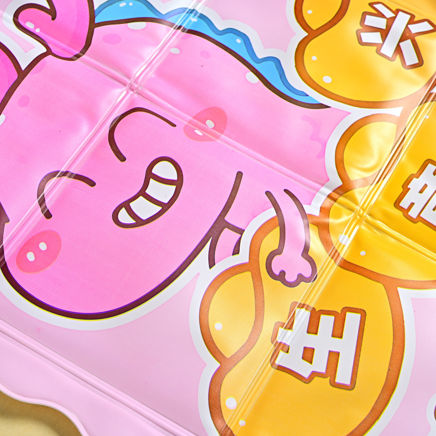 New Ice Pads for Summer, Cooling Products for Students, Ice Crystal Car Cartoon Gel Seat Cushions, Pvc Ice Seat Cushions Wholesale