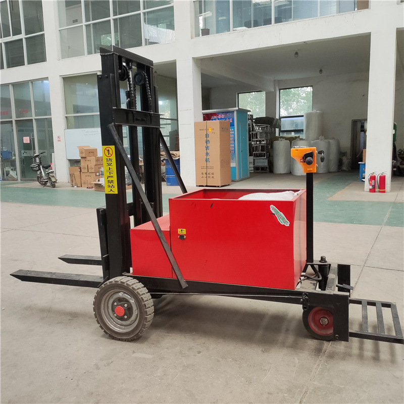 站驾式全电动液压堆高车叉车 车间物流堆高搬运车 托盘电动堆高叉