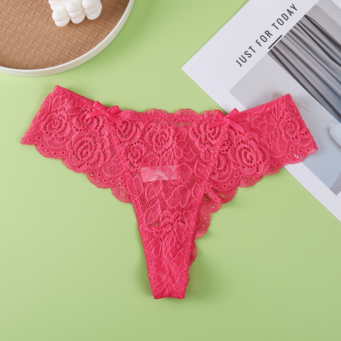 Otoño de la nueva mujer sexy encaje panties transpirables de cintura baja mujer triangles multicolores europeas y americanas panties