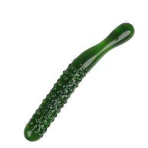 黄瓜水晶玻璃自慰器仿真女用自慰器具剔透G点 成人情趣用品