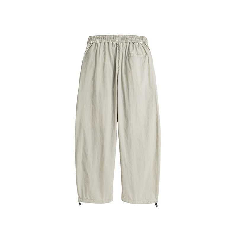 Spring Japanese trend solid color three dimensional travel trousers