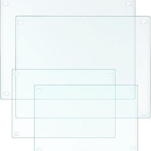 Amazon Hot Sale Tempered Glass Chopping Board Kitchen Glass Chopping Board Kitchen Countertop Shatterproof Non-slip Anti-scratch Anti-heat Resistant
