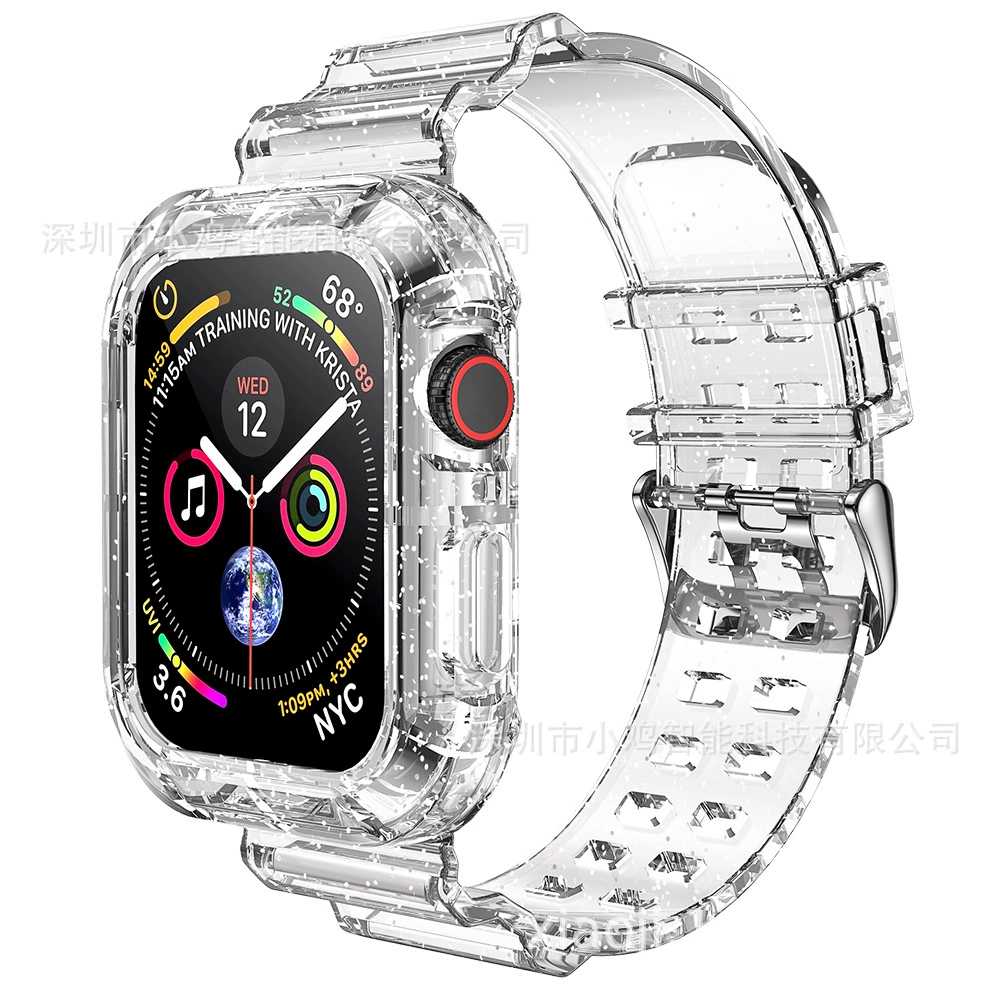 Apple, прозрачный ремешок для часов, браслет