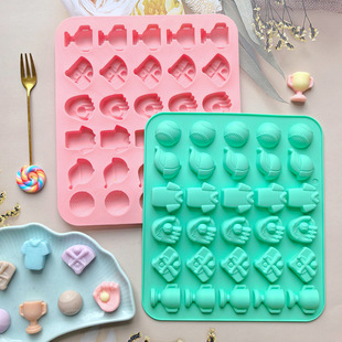 30 even 6 baseball trophy 804 silicone mold ice cube lattice chocolate cake mold soft candy mold
