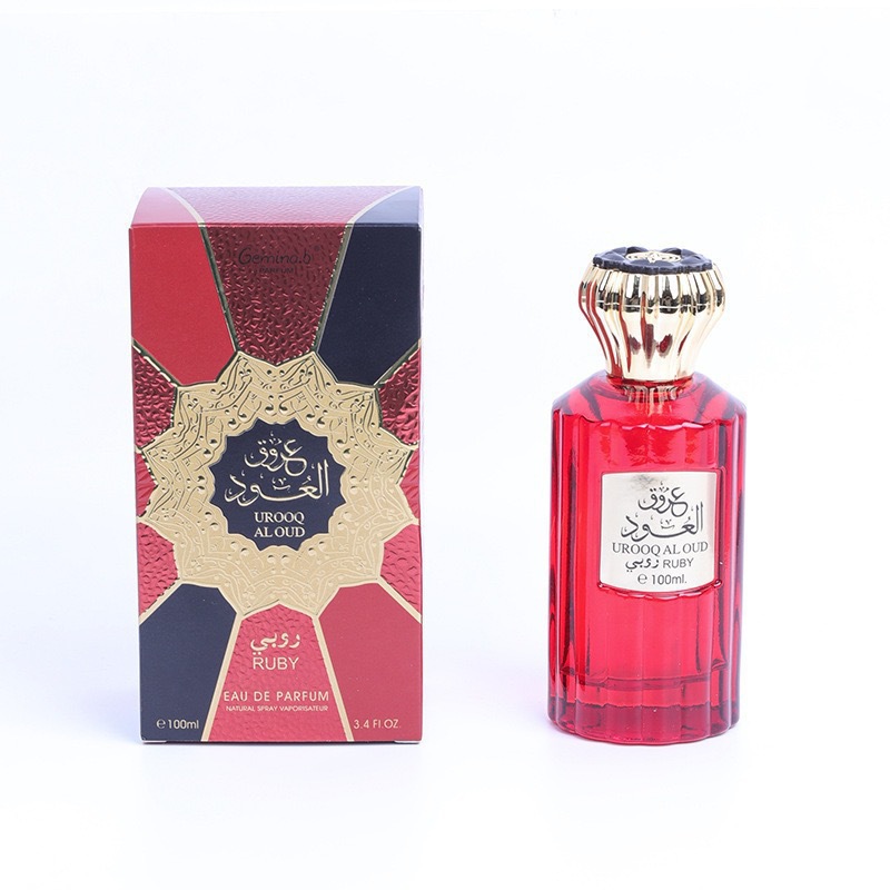 El perfume de mujer transfronterizo de comercio exterior dura 100 ml de incienso de madera, el perfume árabe de Oriente medio, el perfume de renombre masculino