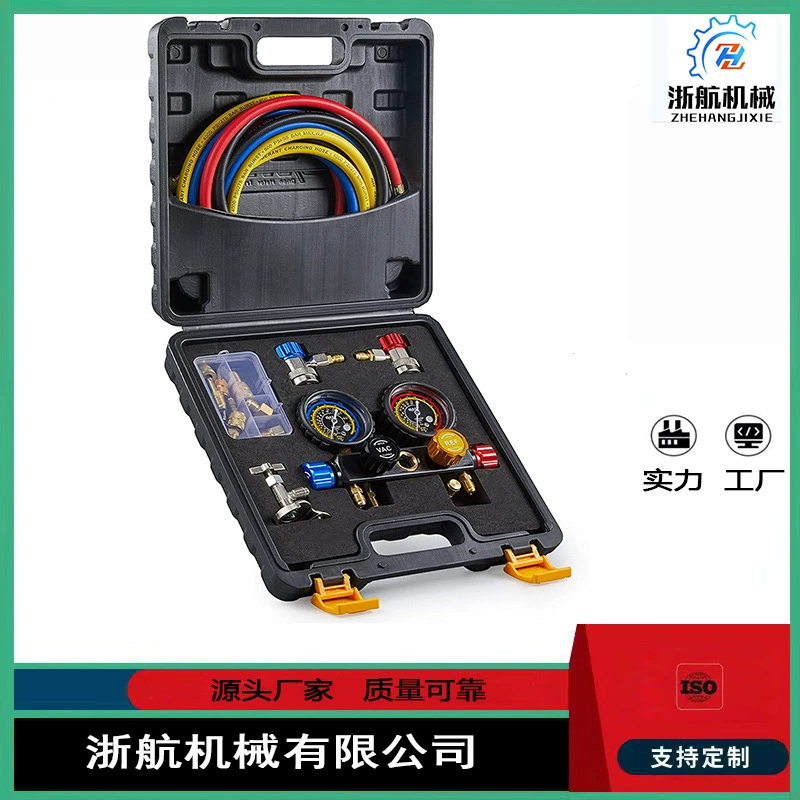 4-ходовой коллектор для кондиционирования воздуха приборная панель автомобильный бытовой HVAC диагностический заполнение хладагентом R134A измеритель хладагента R410A