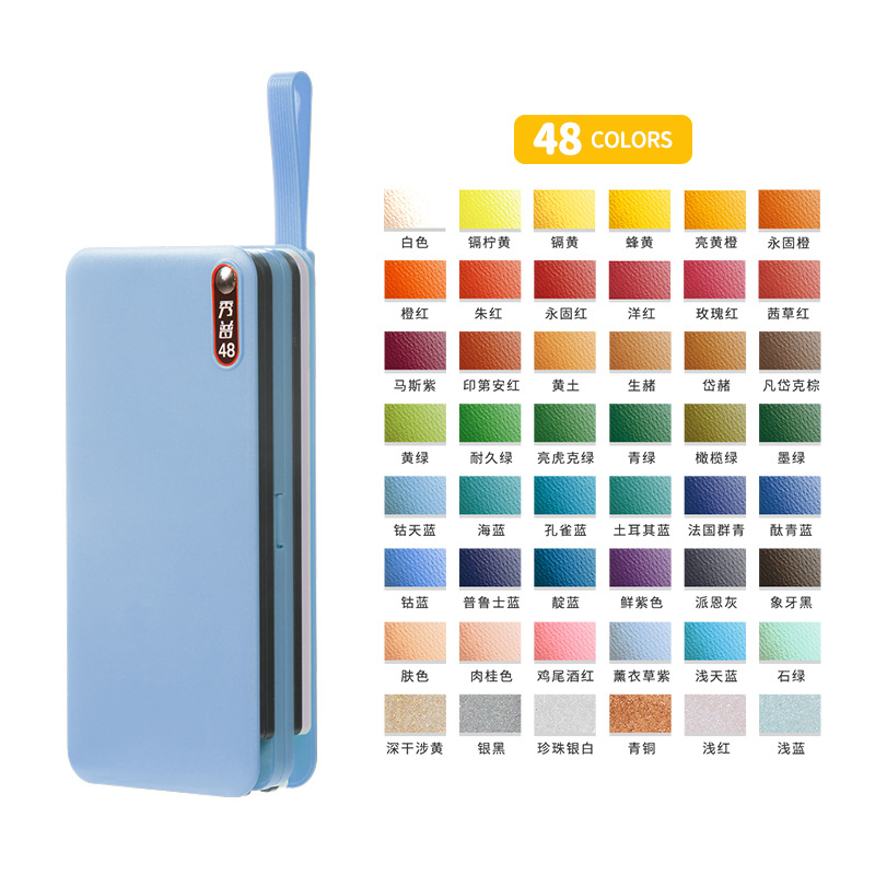 Xiupu calocool pintura de acuarela sólida herramienta traje de entrada de arte principiante Macaron