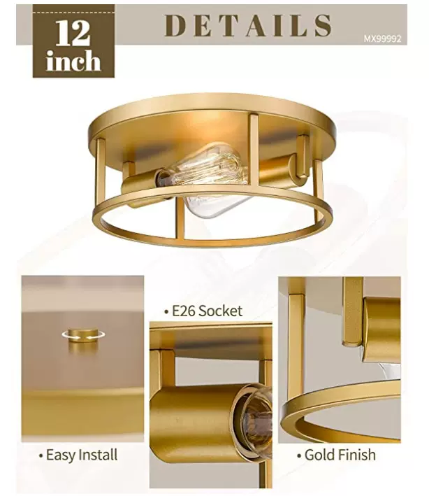 全铜过道灯美式阳台吸顶灯欧式门厅入户灯走廊灯玄关吸顶灯具家用