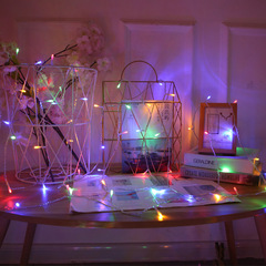 Cross-border remote control USB star string lights, outdoor waterproof decorative LED battery box light string, small lights for New Year