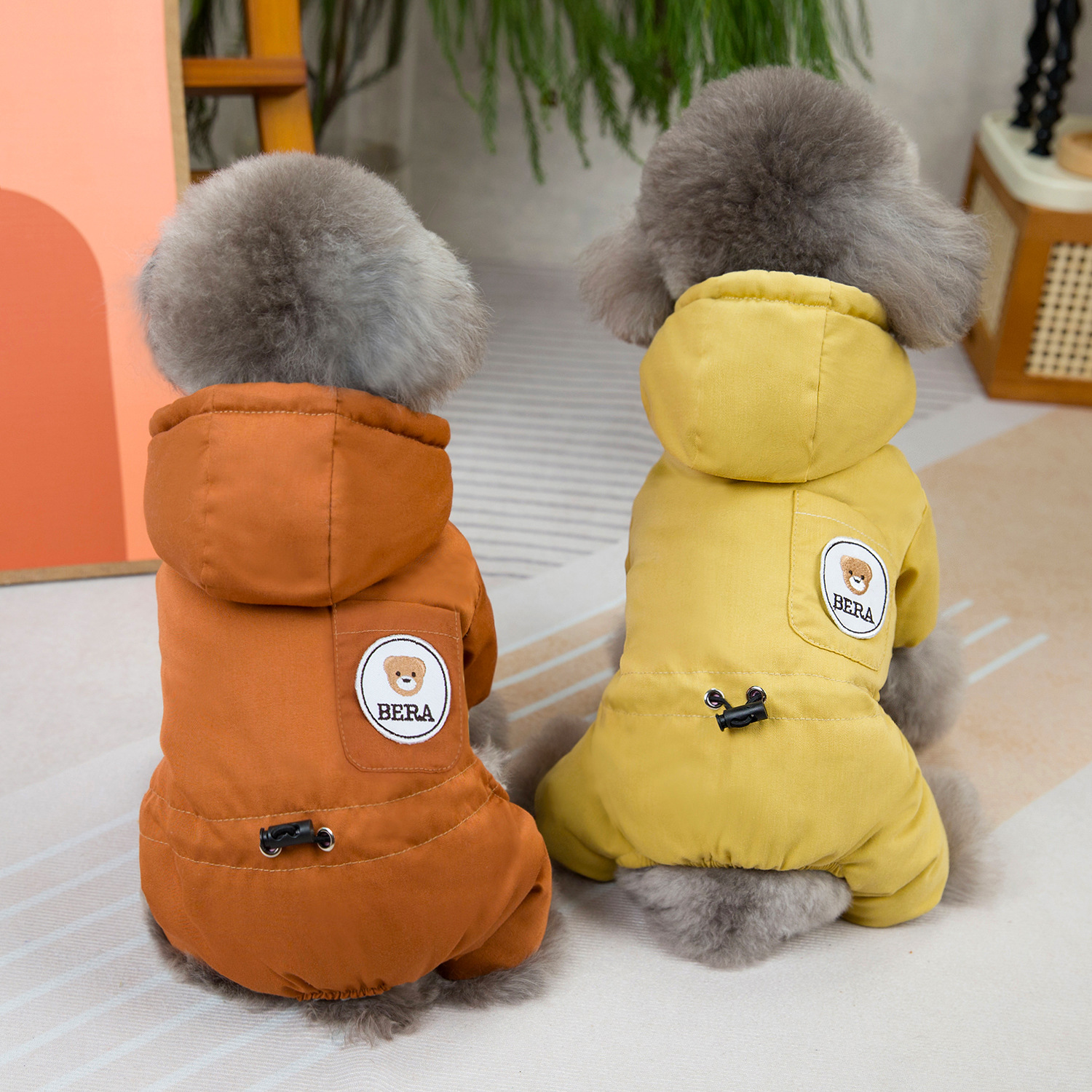pet clothes pet dog four-leg cotton-padded clothes autumn and winter new pet clothing 24 college four-leg cotton-padded clothes
