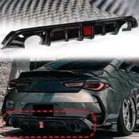 Подходит для модификации Infiniti Q60 с подсветкой задней губой, спортивным украшением, Задняя кромка с подсветкой, спойлером заднего губы, небольшой корпус