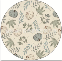 calabaza tablero bandera Halloween Acción de Gracias otoño impresión toallas de mesa almohadilla de mesa lavable antideslizante aislamiento de taza almohadilla de mesa