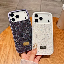 奢华闪钻适用苹果17ProMax手机壳iPhone15电镀潮牌高级水钻16全包