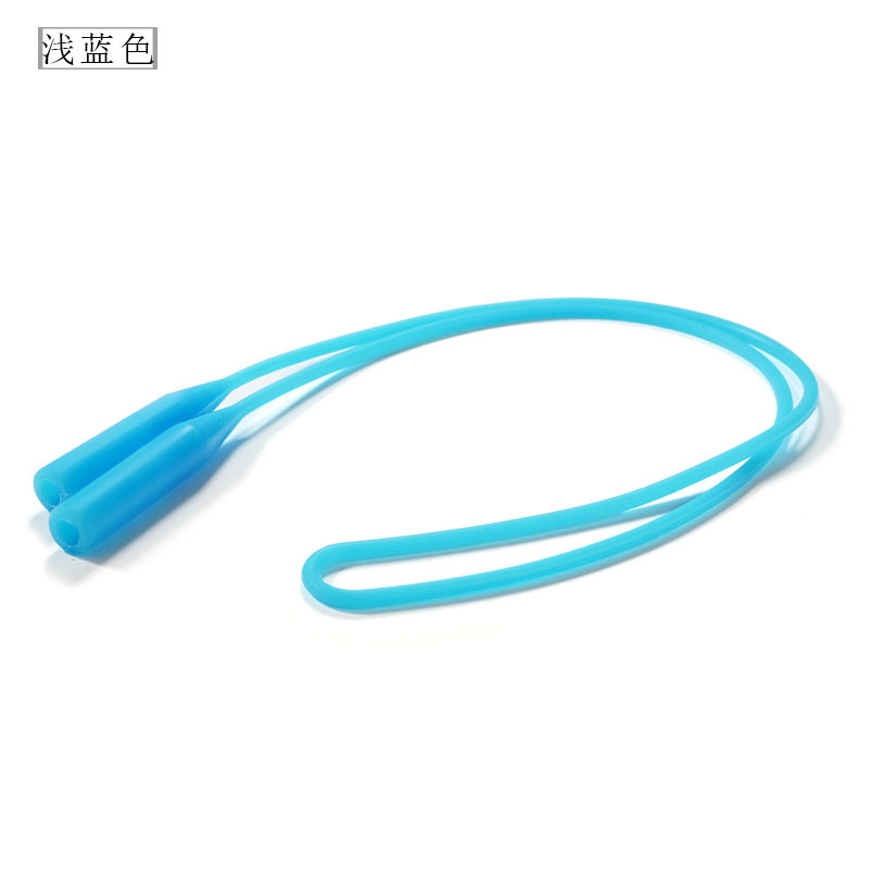 Cuerda elástica de silicona para gafas, antideslizante, anti-caída, correa deportiva ajustable
