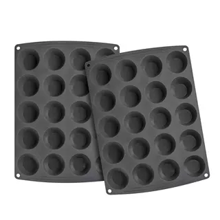 20格Egg Bite mold 硅胶松饼烤盘模具热销圆形蛋糕模具跨境烘焙模