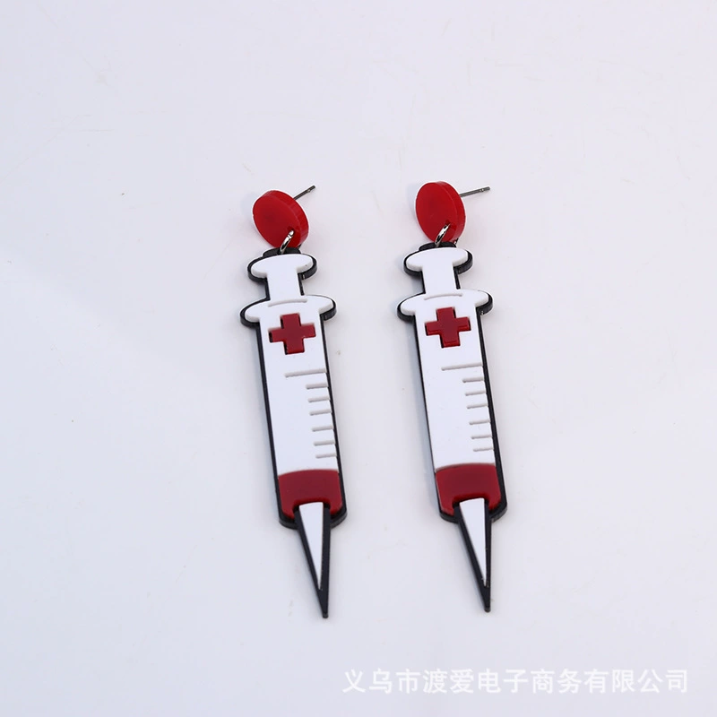 (Cross-border trading), acrylic earrings solar-powered, halloween
