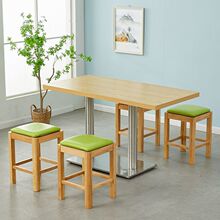 餐桌椅桌椅组合面馆小吃店饭店早餐麻辣烫奶茶餐饮店凳子商用餐桌