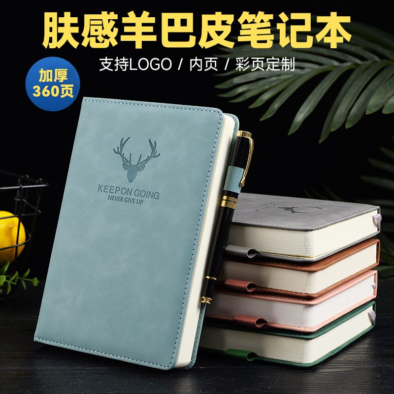 Cuaderno de negocios personalizado A5, bloc de notas de copia suave, artículo de papelería simple, cuaderno de regalo al por mayor B5