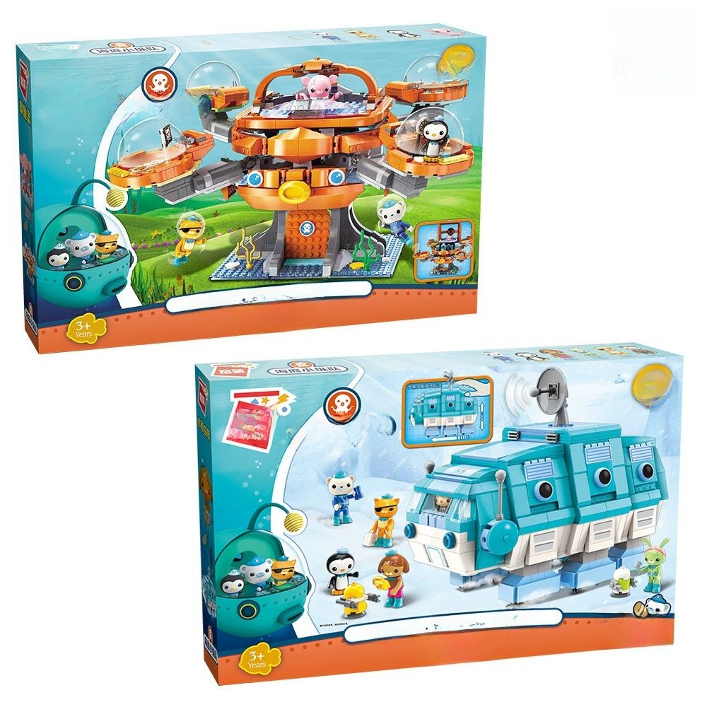Просвет Sea Little Column 3701-3716 Opopoly Fort Водяной Медведь Червь Мужчины Девушки putting block игрушка подарки