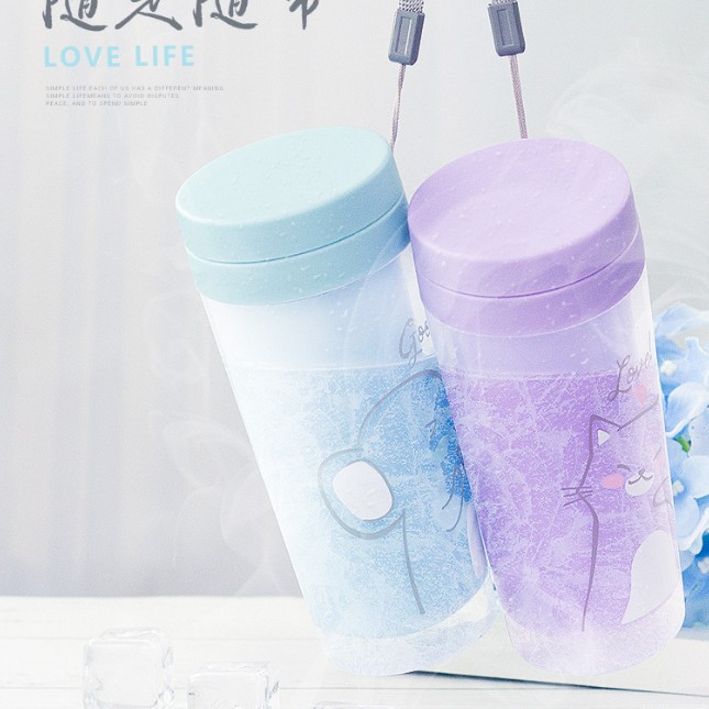 P1133 9395 taza de hielo de doble capa portátil taza regalo dos yuanes tienda fabricante image 4