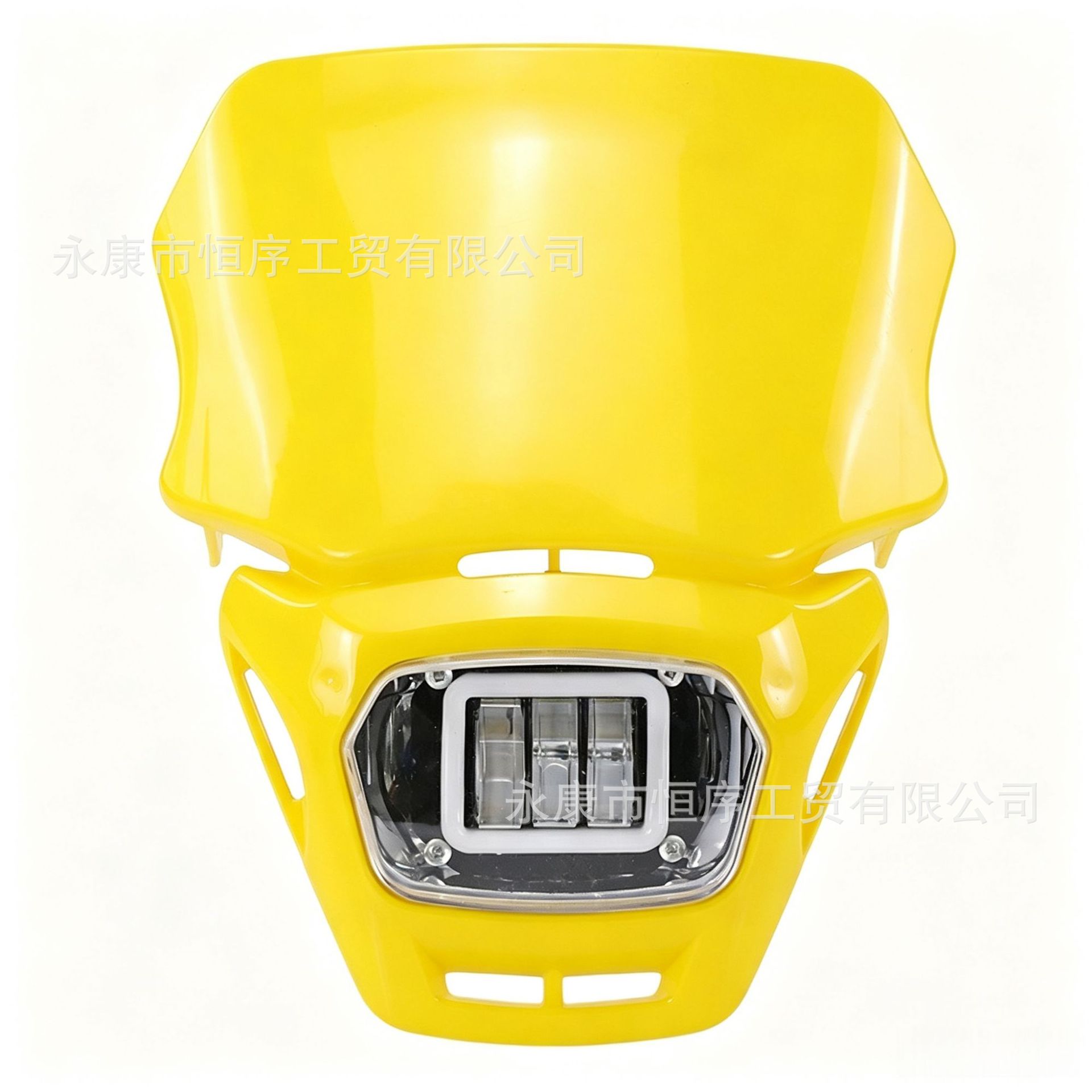 Off-road motorcycle LED headlight modification accessories: Flying Eagle Apollo small high-performance four-eye ghost face square headlight