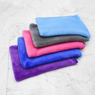 Flannel Microfiber Makeup Remover Wipes Cross-Border Hot Product Absorbent Thickeneded Cleaning Reusable Washable Makeup Remover Gloves