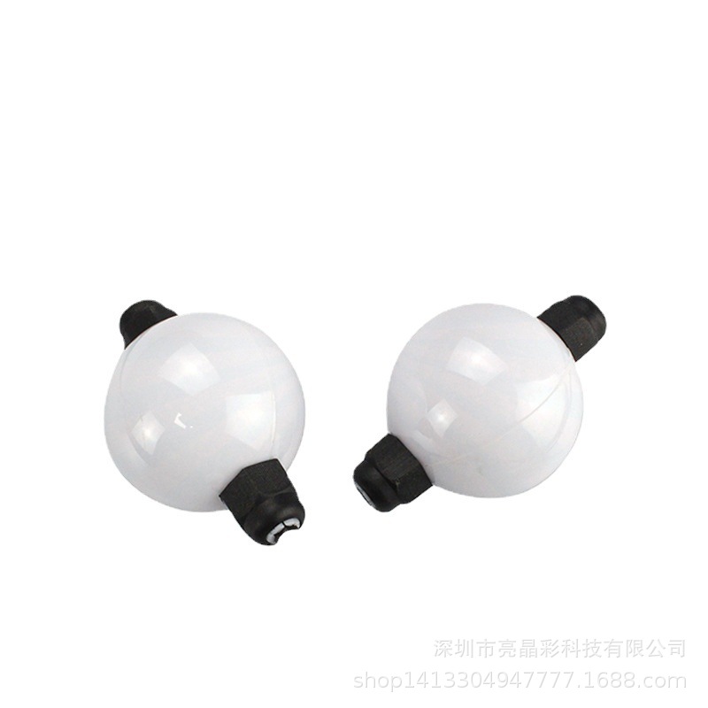 Bola luminosa 3D Luz de punto LED de fantasía de 360 grados Luz de jardín Luz de viaje cultural 5050RGB Programación a todo color Cubo de luz