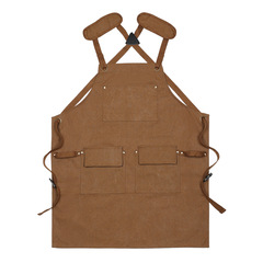 Wholesale Waterproof Denim Kitchen Apron with Thick Cotton Fabric, Home Studio Full Cotton, Factory Use