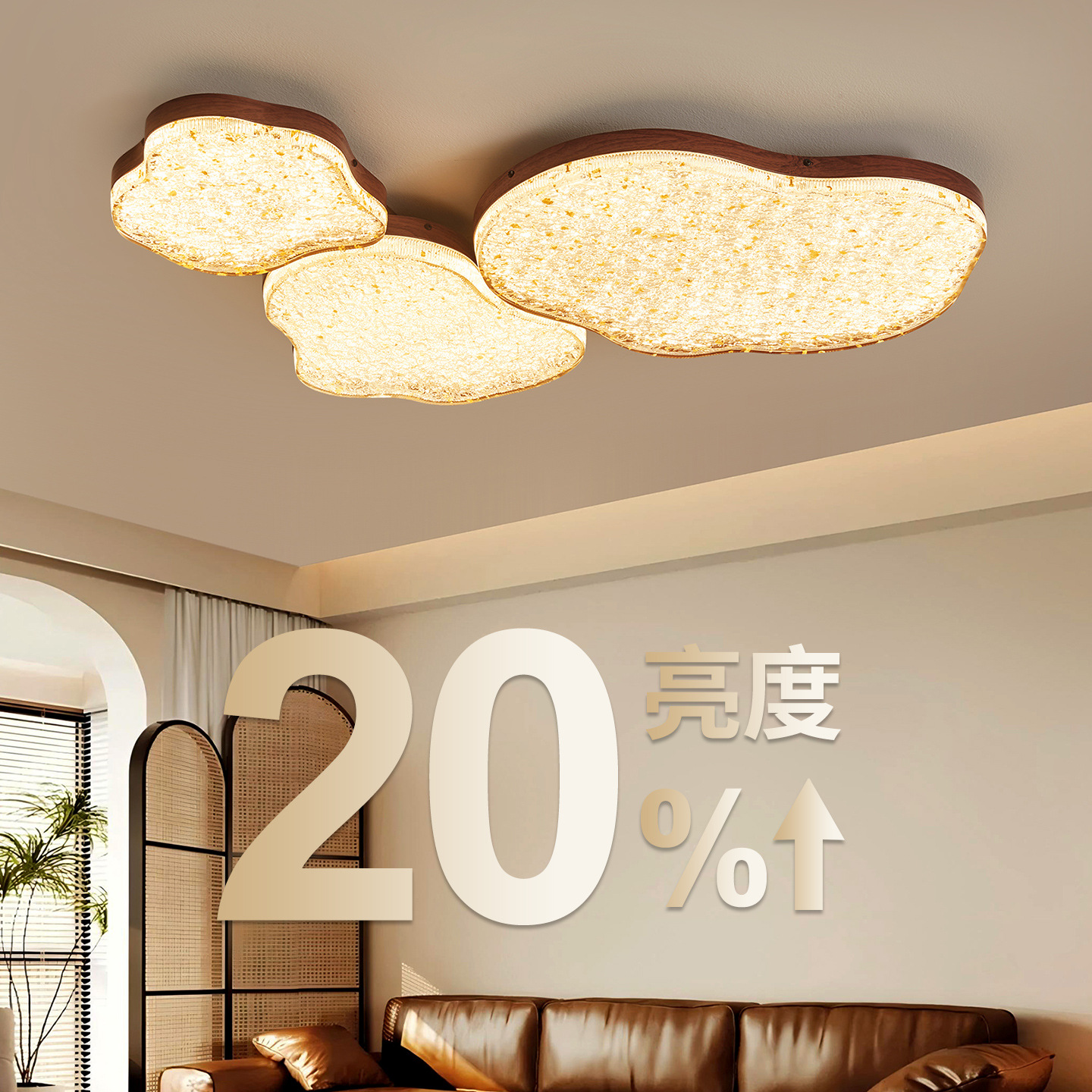 Luz principal de la sala de estar 2026 nuevo estilo italiano lujoso lujoso lujoso lujoso techo moderno simple luz de pasillo 686L