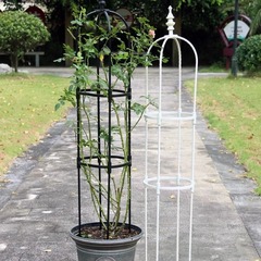 屋外黒色8mmスタンド藤架園芸簡易緑植u型登山植物花スタンドメーカー直販
