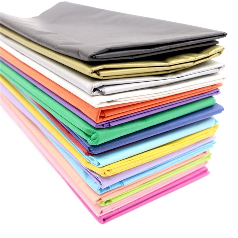 Venta caliente transfronteriza 10 piezas de papel de seda de color papel de pera papel de copia de papel