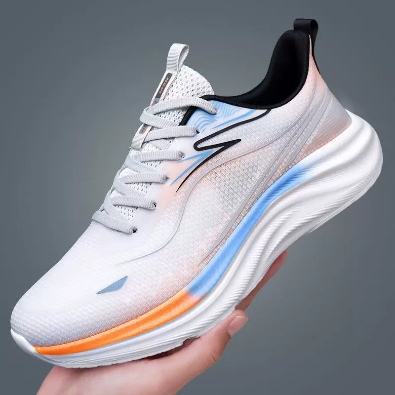 Подлинная мужская обувь 2025 легкая дышащая сетка весенняя обувь спортивная обувь мужская беговая повседневная обувь