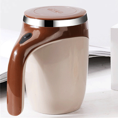 Fully automatic mixing cup stainless steel lazy magnetized cup automatic magnetic cup portable coffee cup printable mug